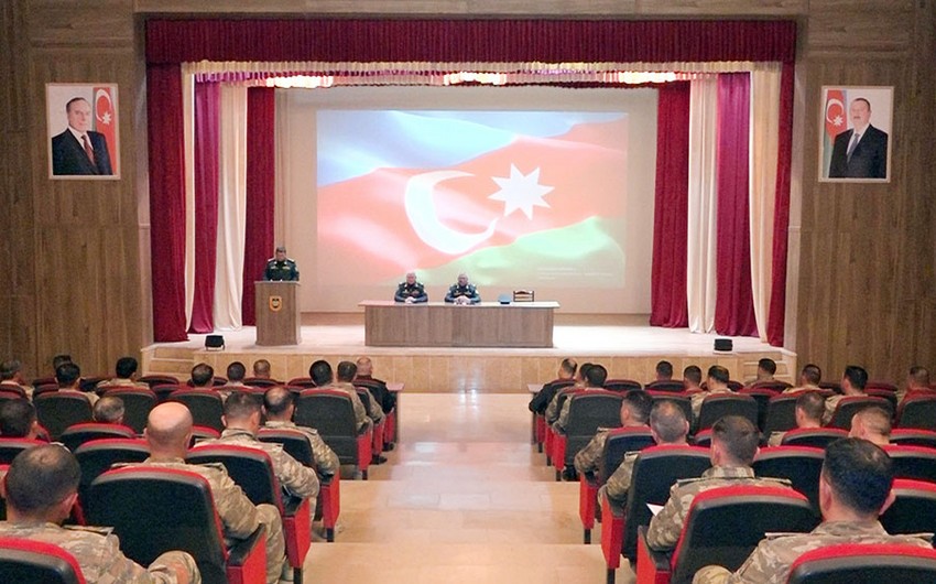 Naxçıvanda komandir hazırlığı məşğələləri - VİDEO