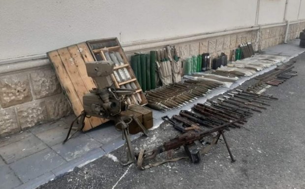 Füzulidə pulemyot və minaatanlar aşkarlandı