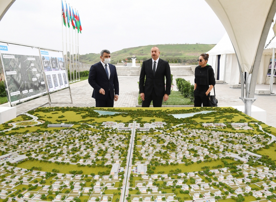 Füzulidə “Ağıllı kənd”in təməli qoyuldu