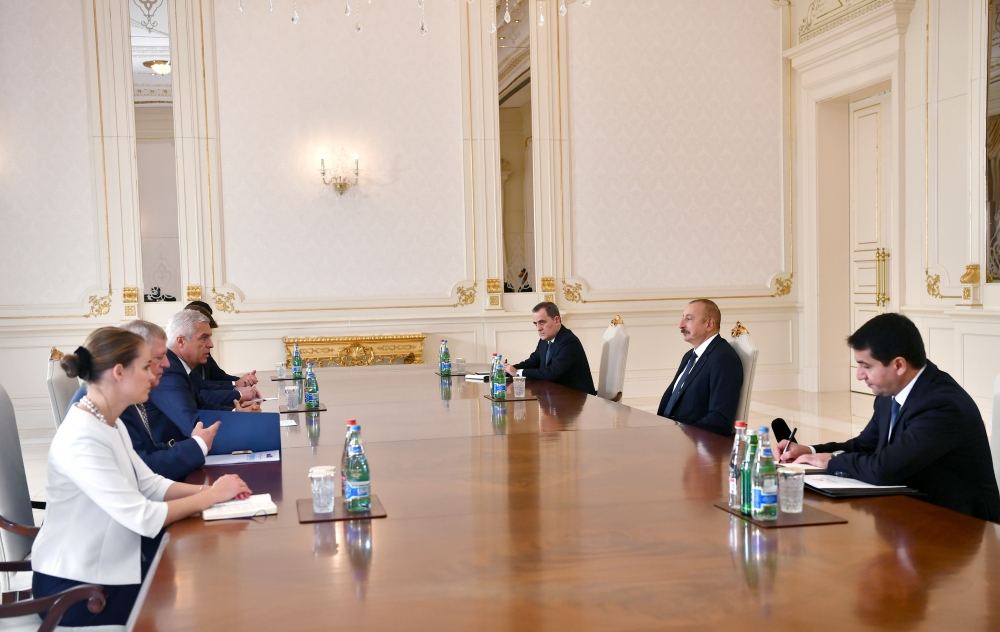 Prezident Slovakiyanın xarici işlər və Avropa nazirini qəbul edib - FOTO