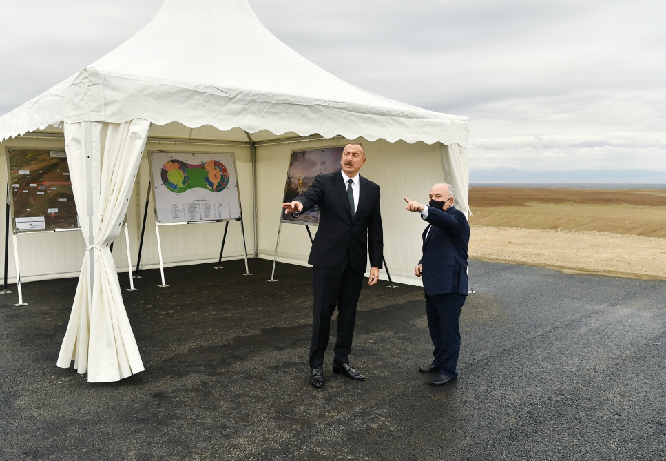 Prezident Zəngilan Hava Limanının tikintisilə maraqlanıb