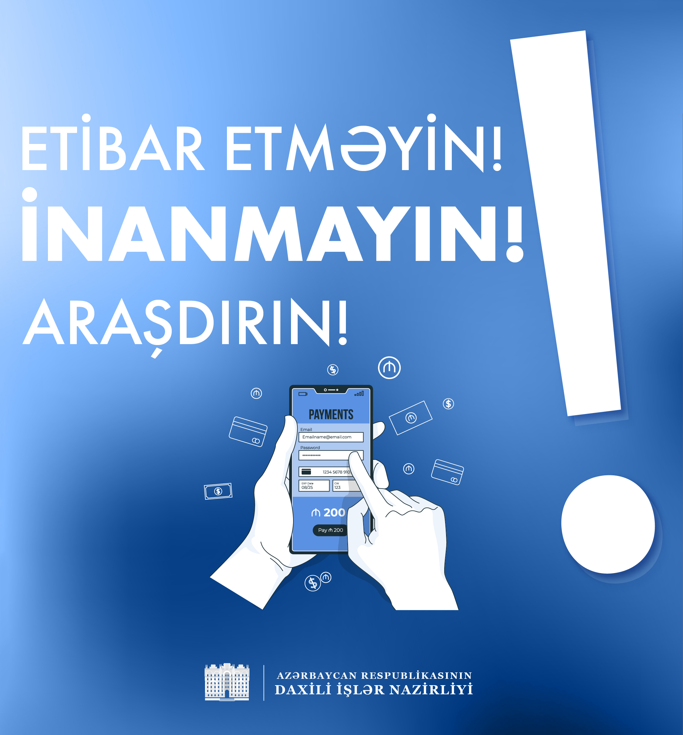 “Xakker”, “baxıcı”, “faizə pul” səhifələrinə daxil olmayın!
