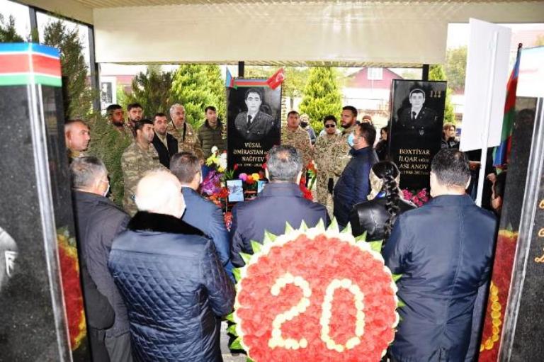 Şəhid Vüsal Nağıyevin ildönümü - FOTOLAR