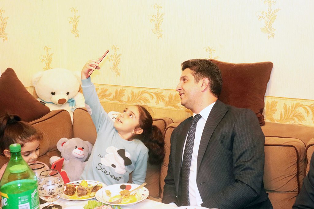 Şəhid övladının ad günü qeyd olundu - FOTO