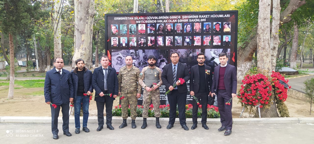 Hacıqabul ictimaiyyətinin nümayəndələri Gəncədə - FOTO
