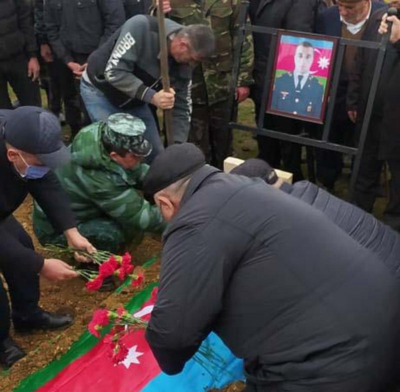 Həlak olan hərbçimiz dəfn olundu