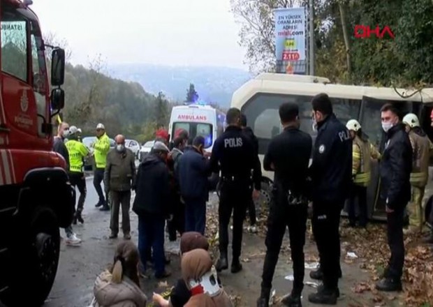 İstanbulda ağır yol qəzası
