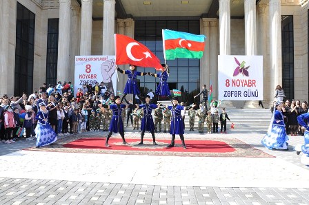 Goranboyda  Zəfər Günü tədbiri  - FOTOLAR