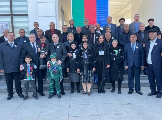 Əhliman Əmiraslanov Sabirabadda Zəfər Günü tədbirində