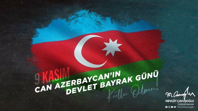 Mövlud Çavuşoğludan Azərbaycana TƏBRİK