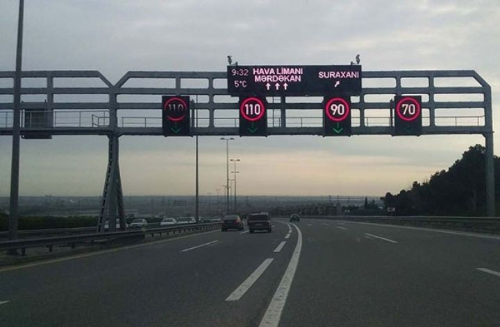 Bu yollarda sürət həddi ENDİRİLDİ