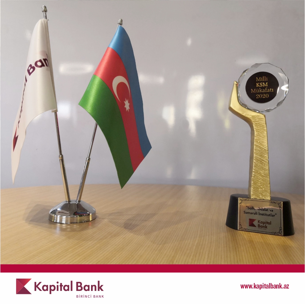 Kapital Bank “Milli KSM” mükafatına layiq görülüb