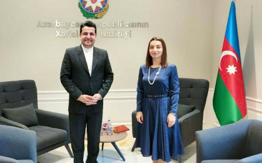 Leyla Abdullayeva İran səfiri ilə görüşdü