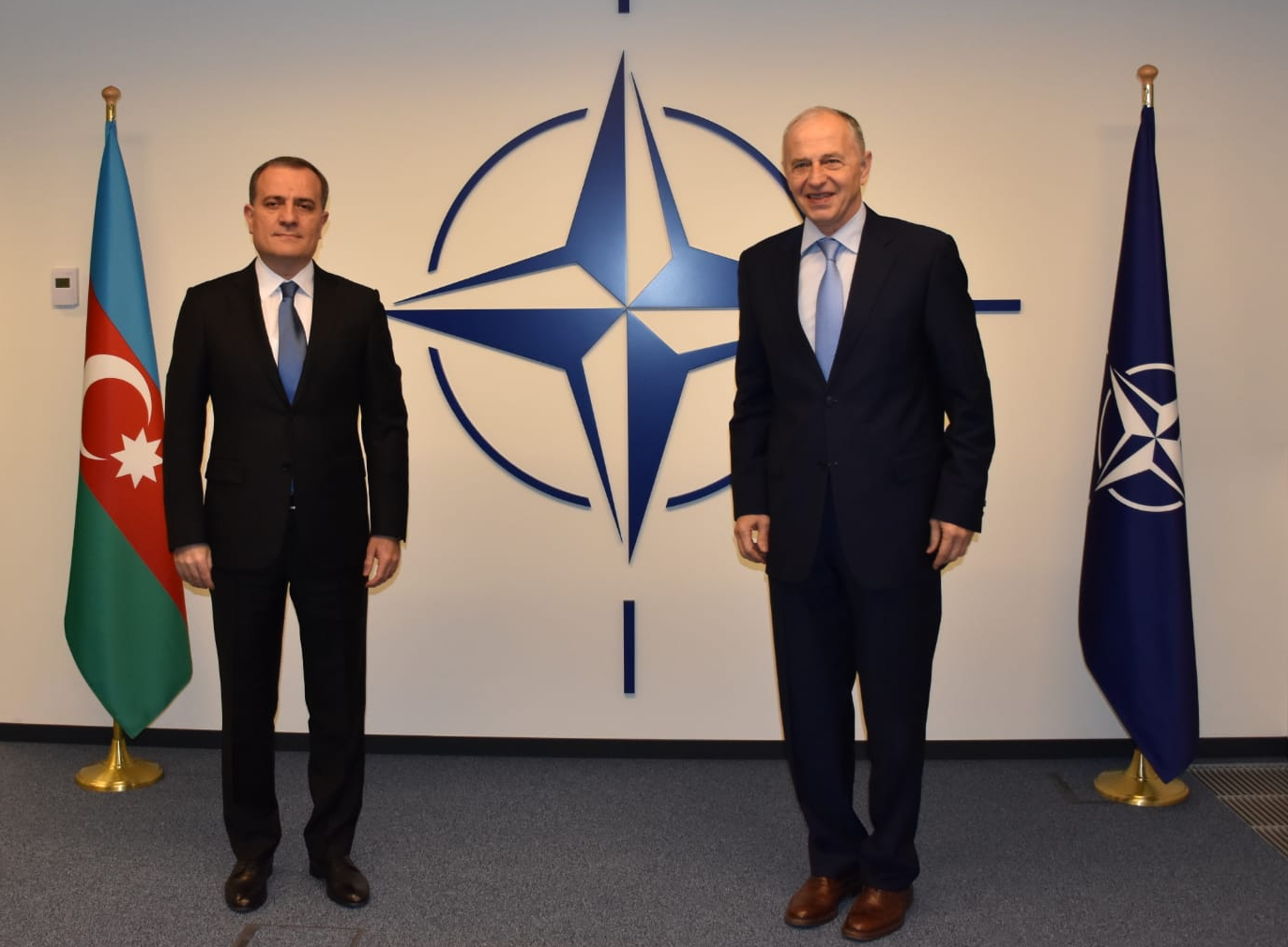 Ceyhun Bayramov NATO Baş katibinin müavini ilə görüşdü