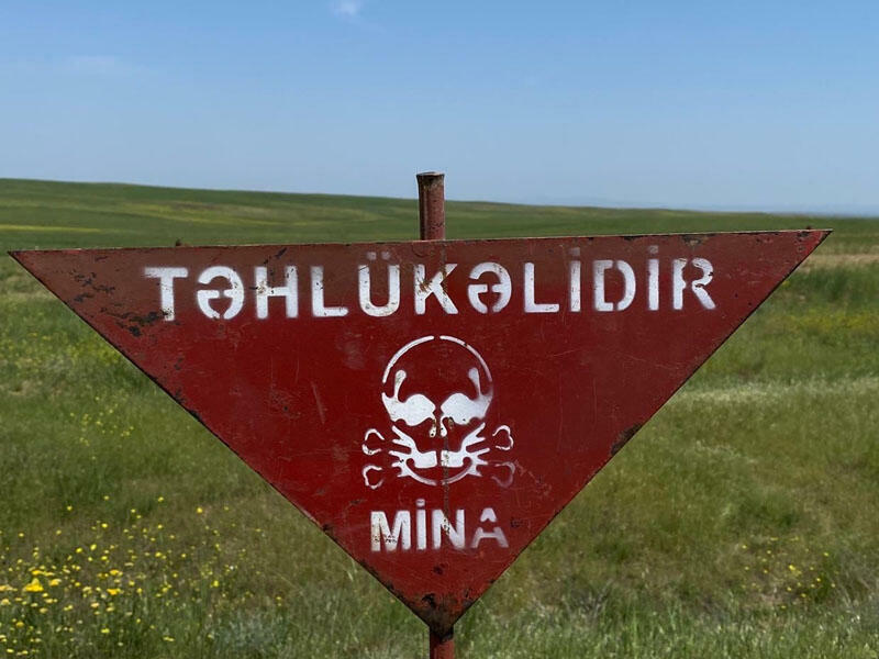 Ağdamda minaya düşənin meyiti ərazidən çıxarıldı