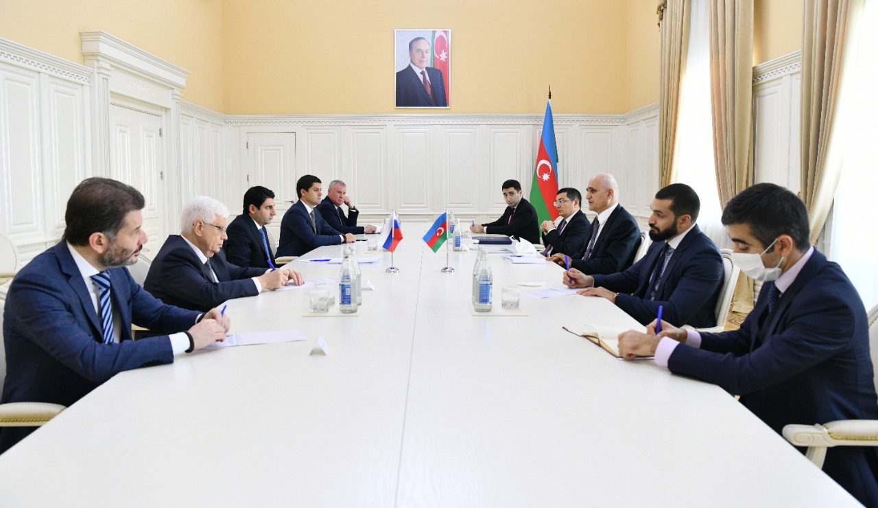 Şahin Mustafayev Rusiya şirkətlərinin rəhbərliyi ilə görüşdü