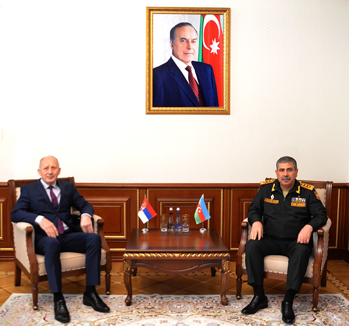 Zakir Həsənov Serbiyanın səfiri ilə görüşüb