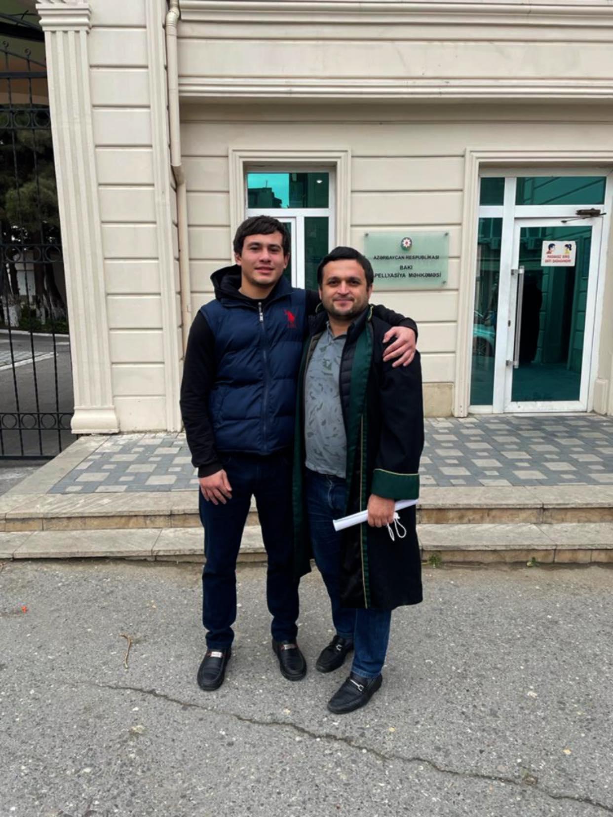 Həbsdə olan gənc güləşçi azadlığa ÇIXDI