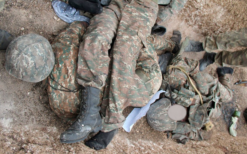Suqovuşanda bir erməni əsgərin cəsəd qalıqları tapıldı