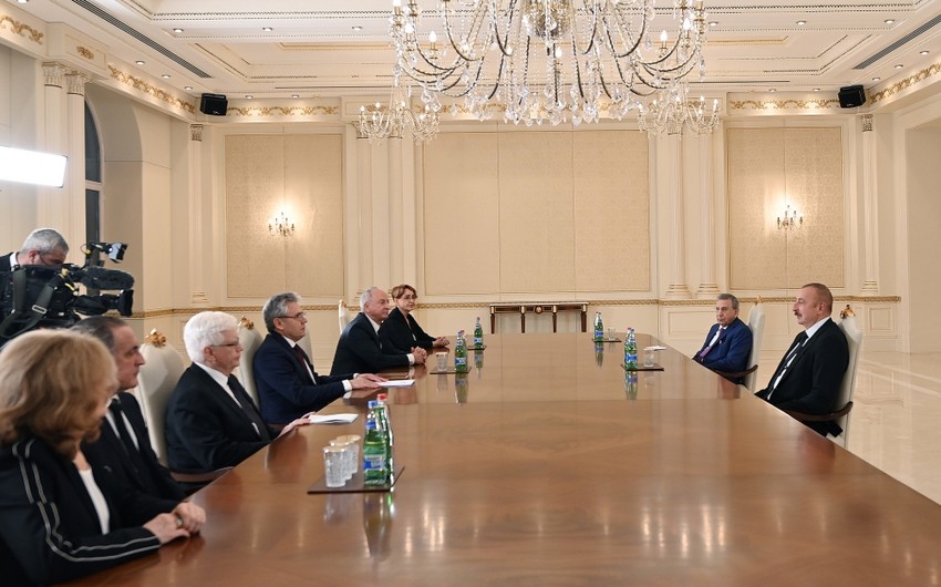 Prezident Aleksandr Sergeyevi QƏBUL ETDİ