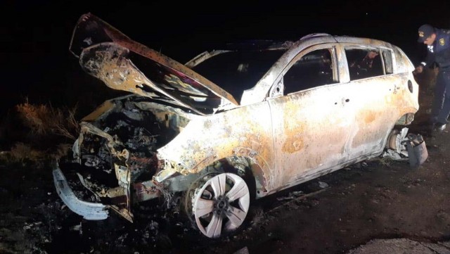 41 yaşlı kişi “Kia”nın içərisində YANARAQ ÖLDÜ