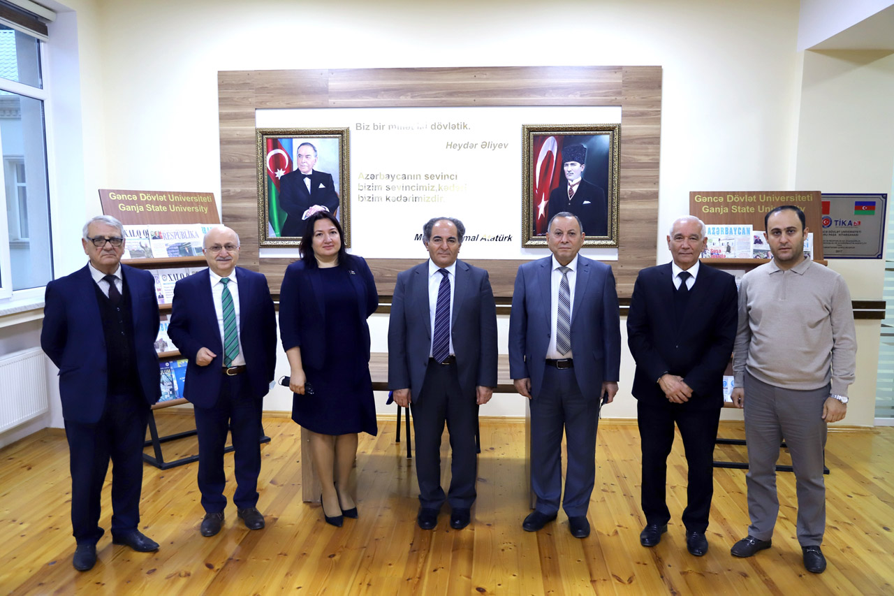 Türkiyəli professorlar Gəncə Dövlət Universitetində