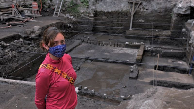Azteklərə aid qurbangah aşkar edildi