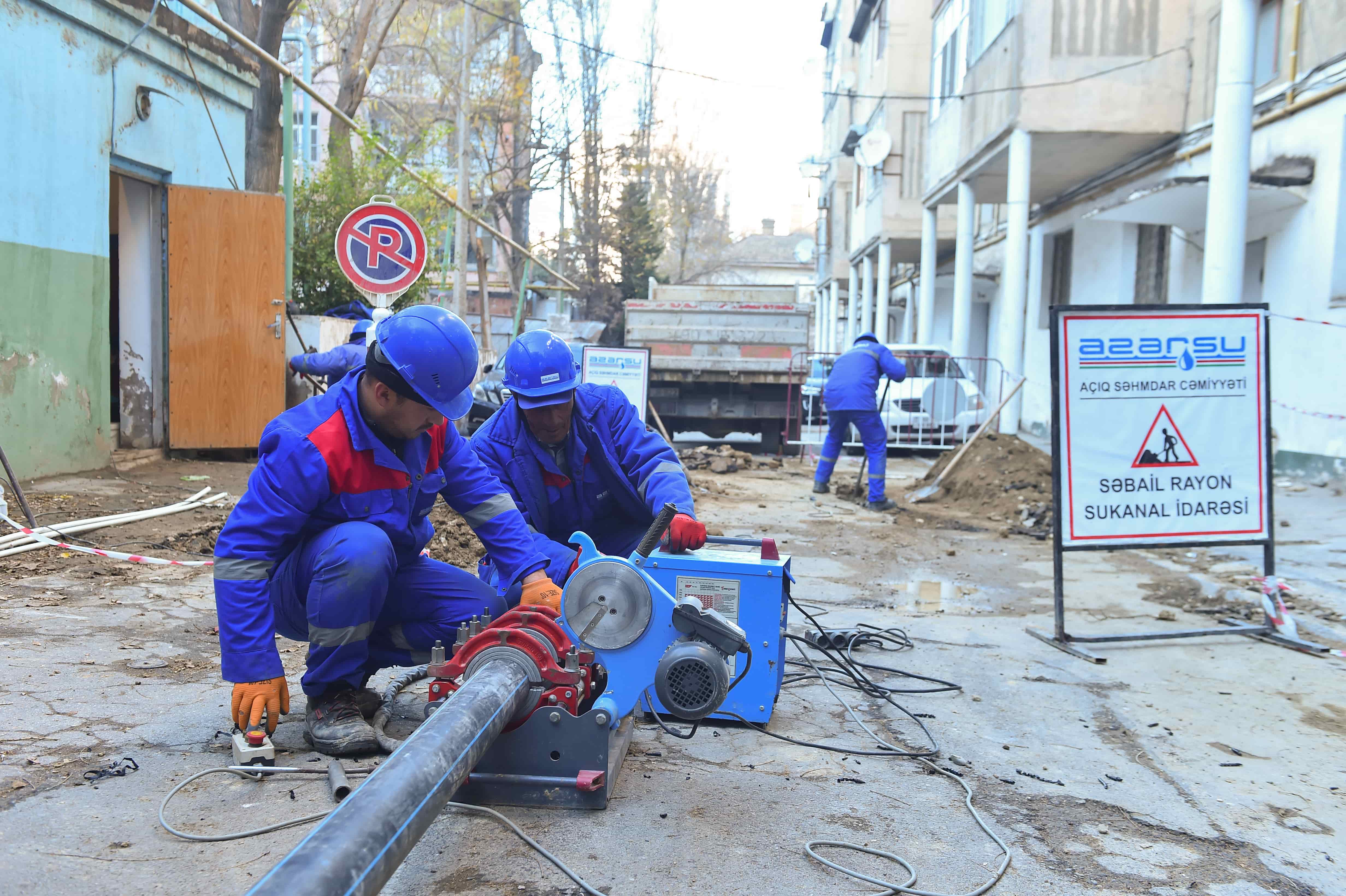 “Azərsu” Səbaildə yeni layihəyə başlayır