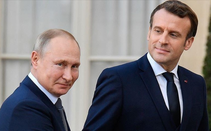 Gələn həftə Putinlə Makron danışacaq