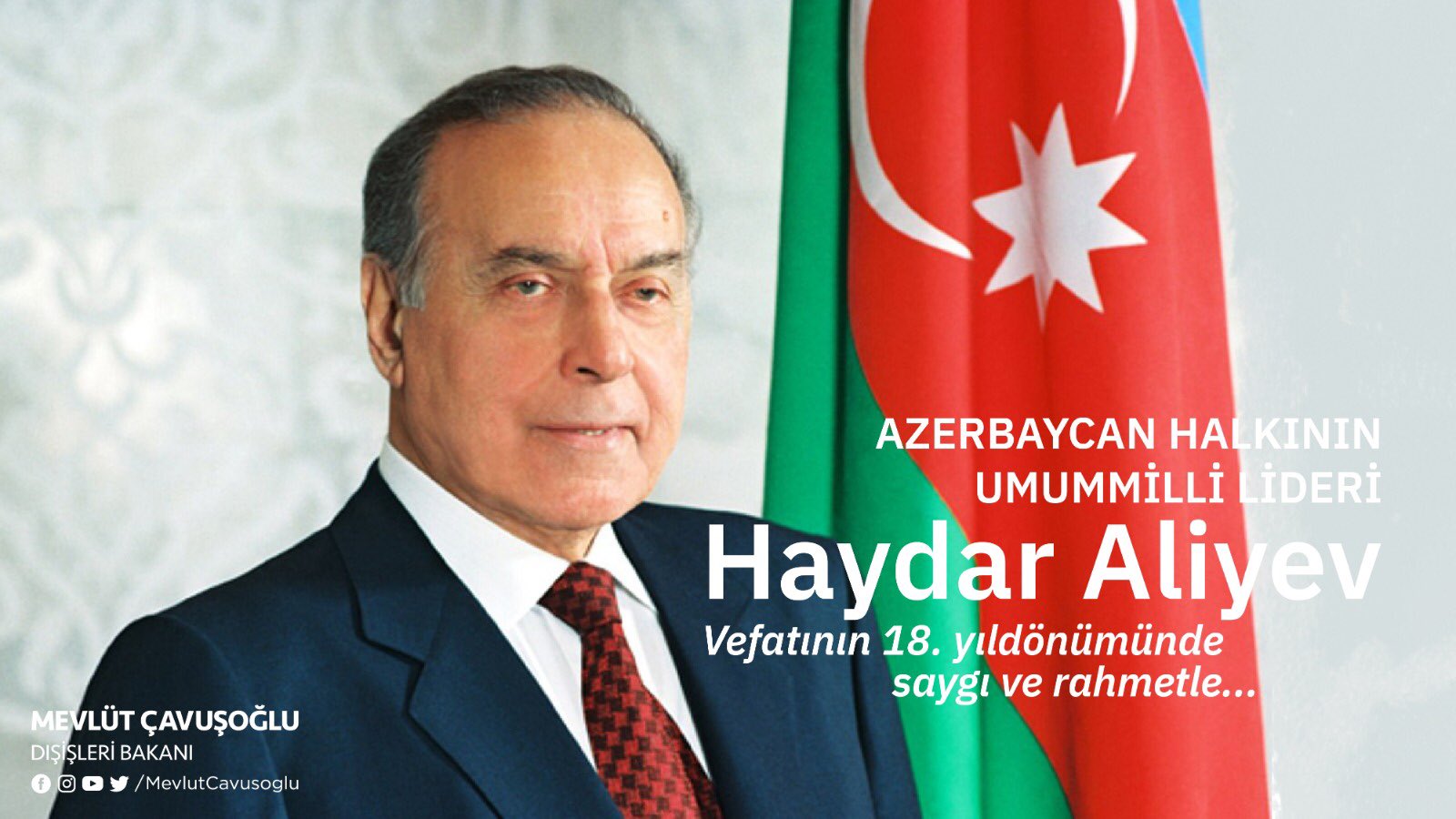 Çavuşoğludan Əliyev paylaşımı