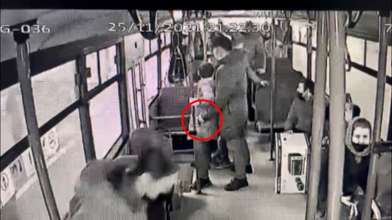 Avtobus cibgirləri tutuldu - VİDEO