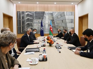 İlham Əliyev NATO-nun Baş katibi ilə görüşdü - YENİLƏNİB