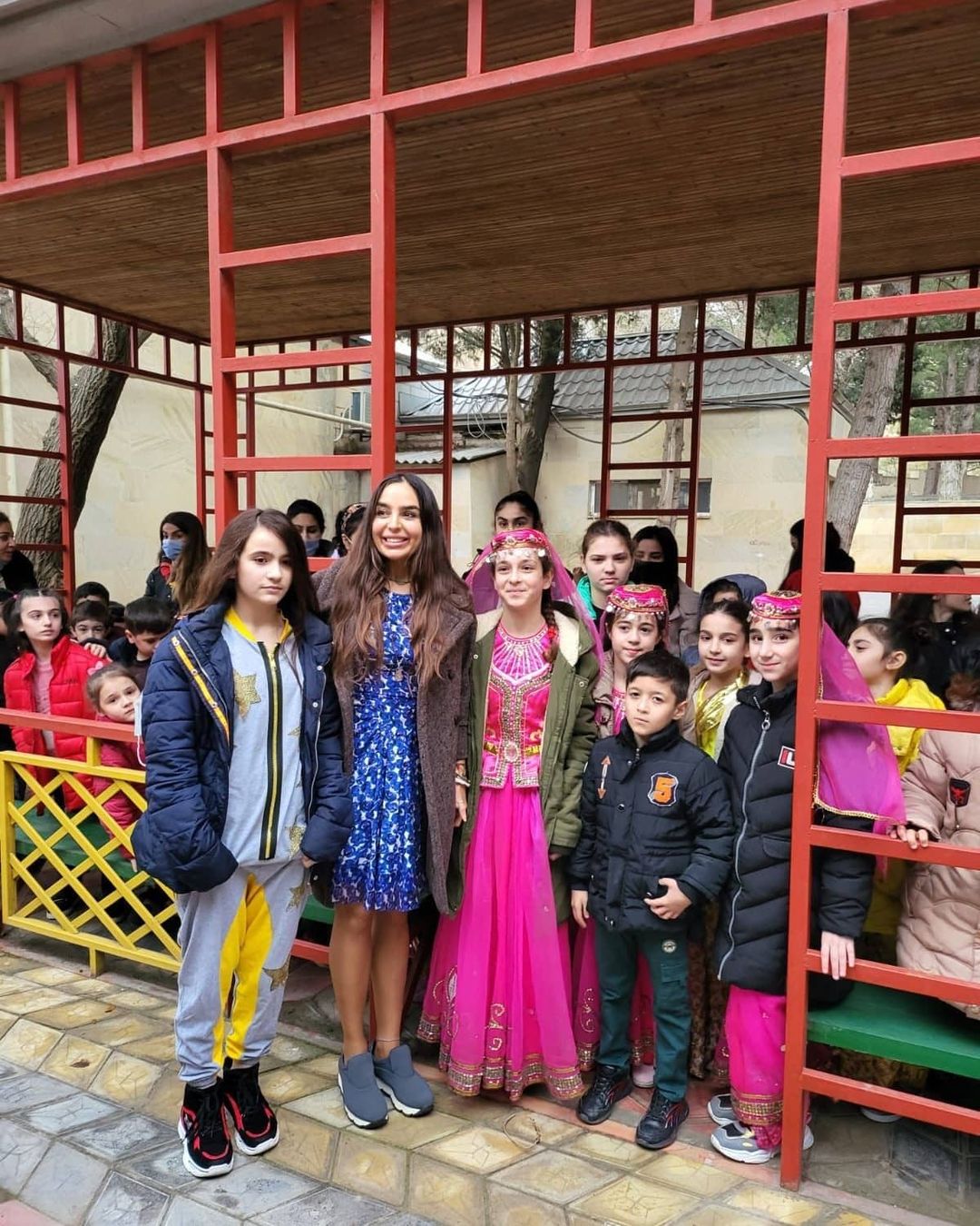 Leyla Əliyeva uşaq evində - FOTOLAR