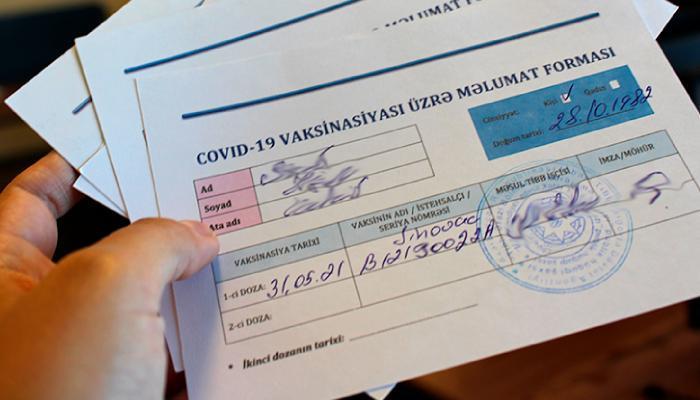 Saxta COVID-19 pasportu satan tibb bacısı SAXLANILDI
