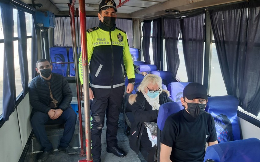Avtobuslarda maska REYDİ