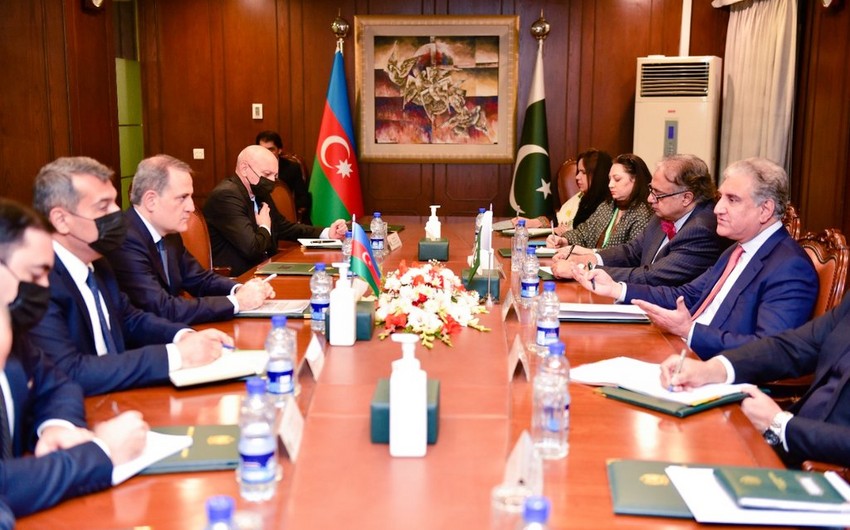 Ceyhun Bayramov pakistanlı həmkarı ilə GÖRÜŞDÜ