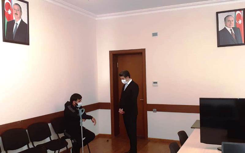 İcra başçısı qazini qəbul edib