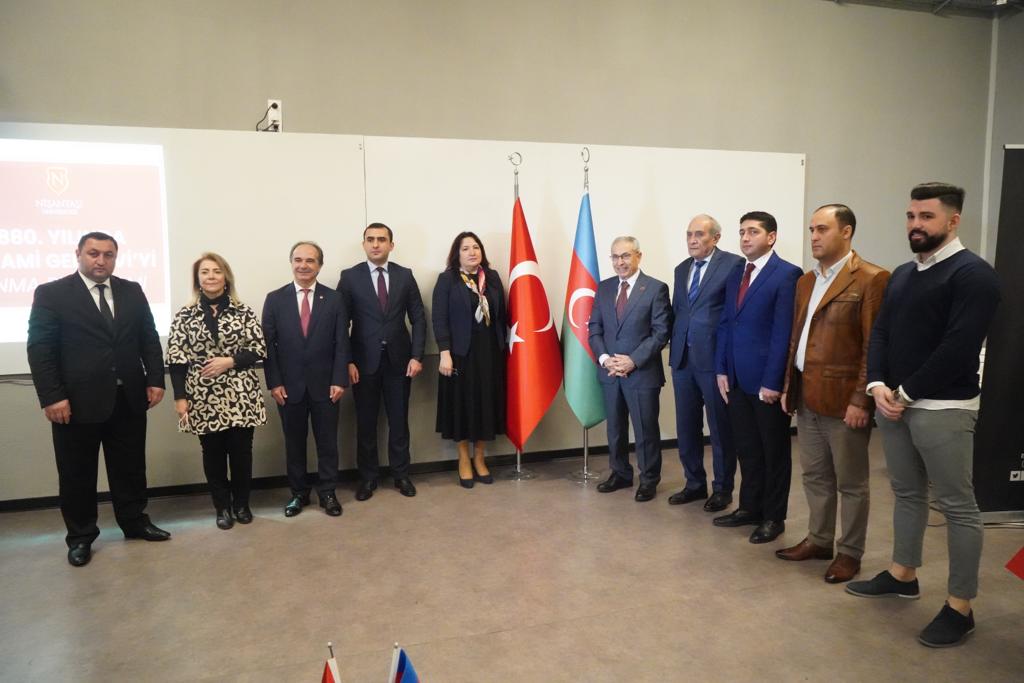 Nizami Gəncəvinin adı Nişantaşı Universitetində əbədiləşdirilib - FOTO