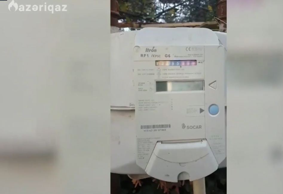 Bağçanın qaz sayğacına müdaxilə aşkarlandı - VİDEO