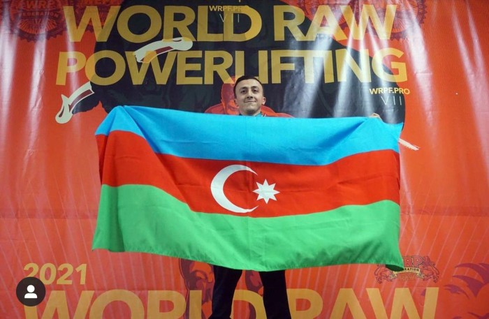 Gömrükçü idmançımız dünya rekorduna imza atdı - FOTOLAR