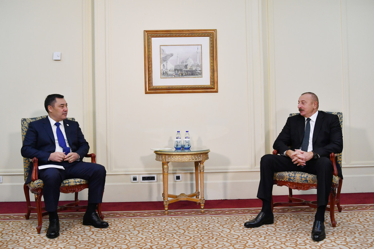 İlham Əliyev Qırğızıstan Prezidentinə təşəkkür etdi