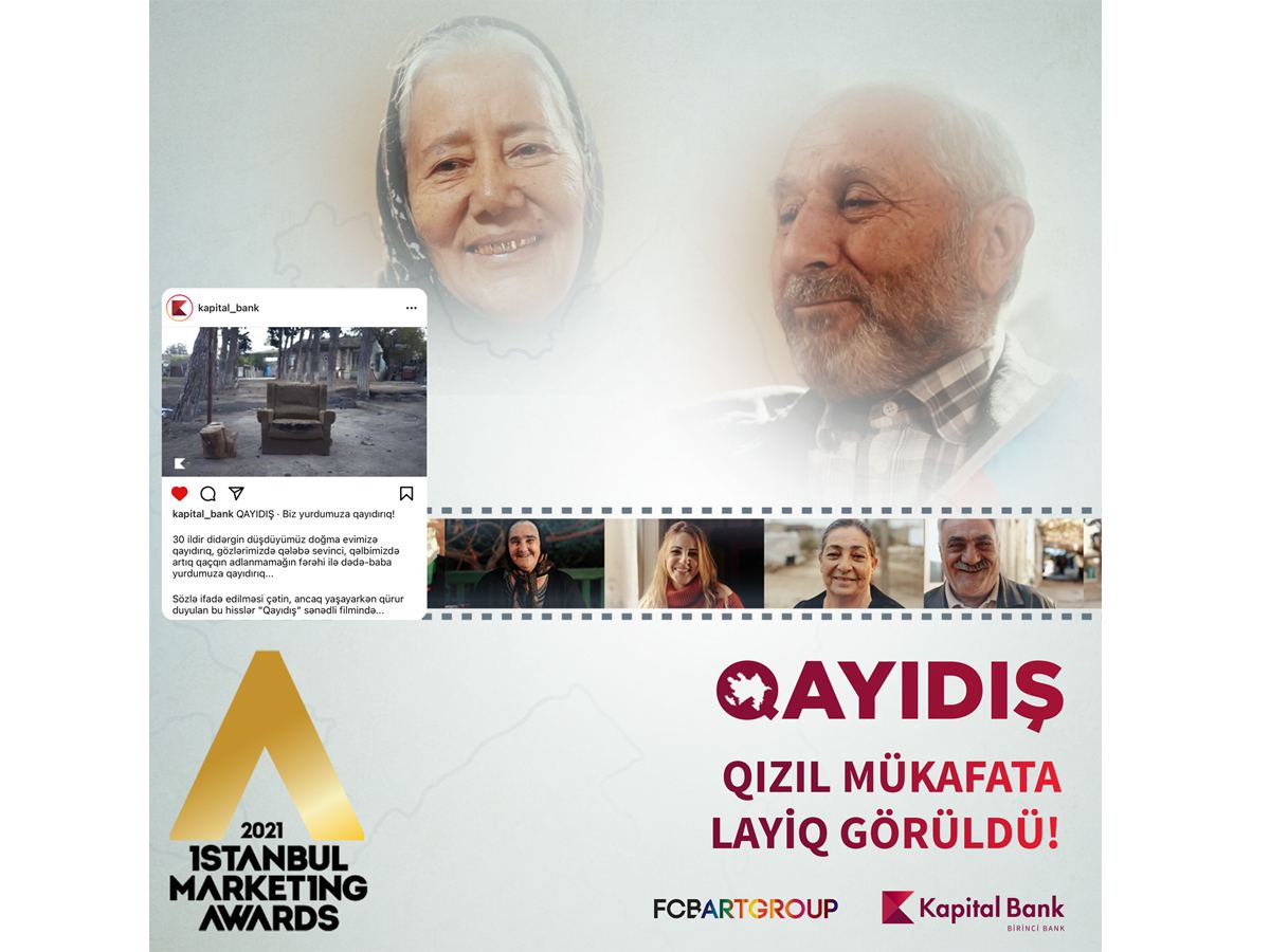 “Kapital Bank”ın filmi mükafat aldı