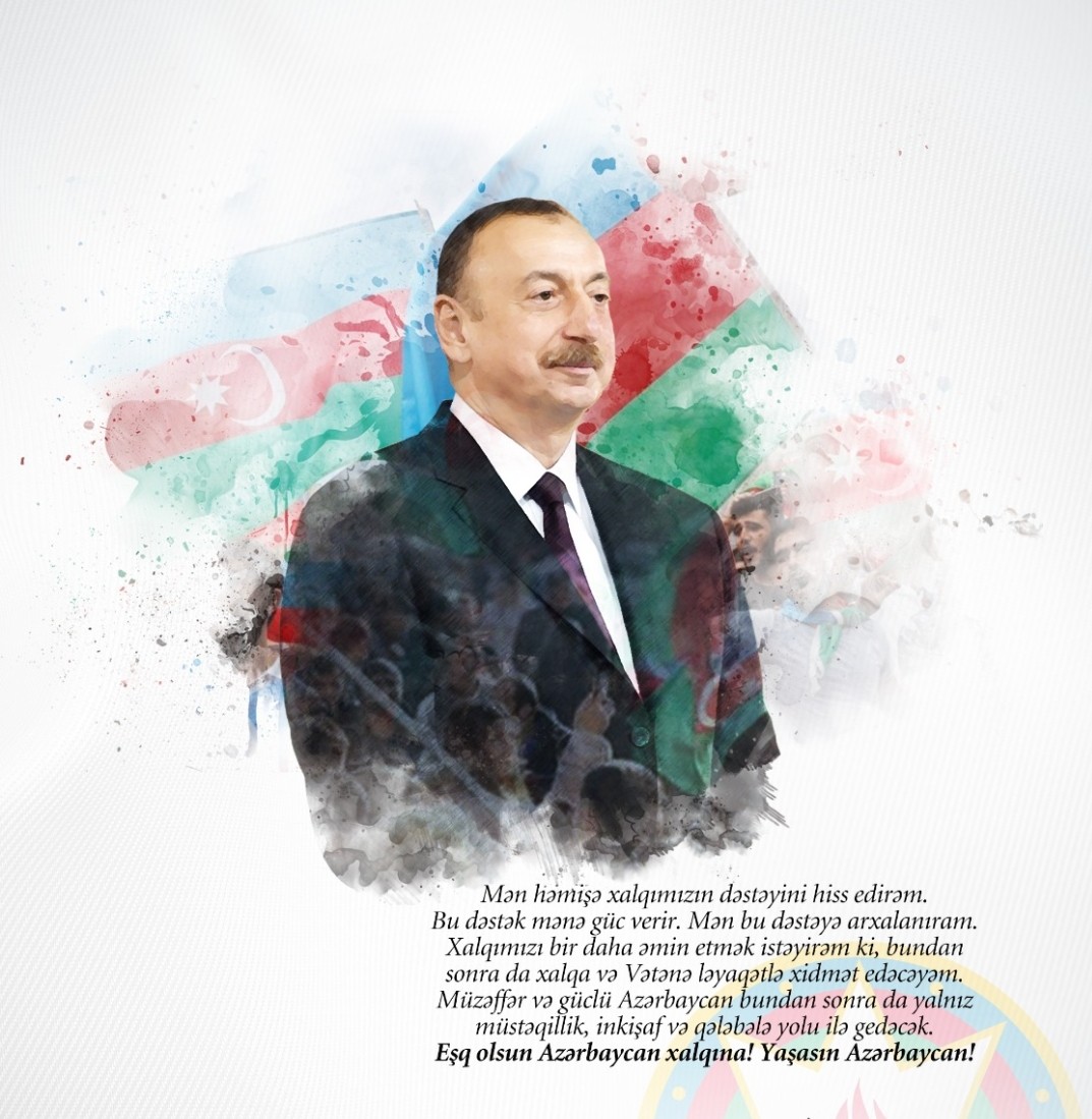 Hikmət Hacıyev Prezidenti təbrik etdi - FOTO