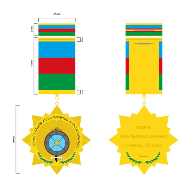 Gömrük Komitəsinin yubiley medalı təsis edildi