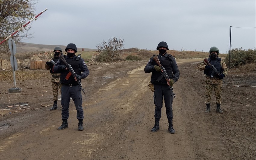 Cəbrayılda polis bir neçə şəxsdə silah-sursat aşkarladı