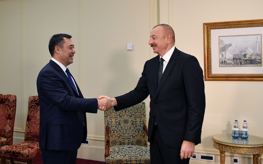 Sadır Japarov İlham Əliyevi təbrik etdi