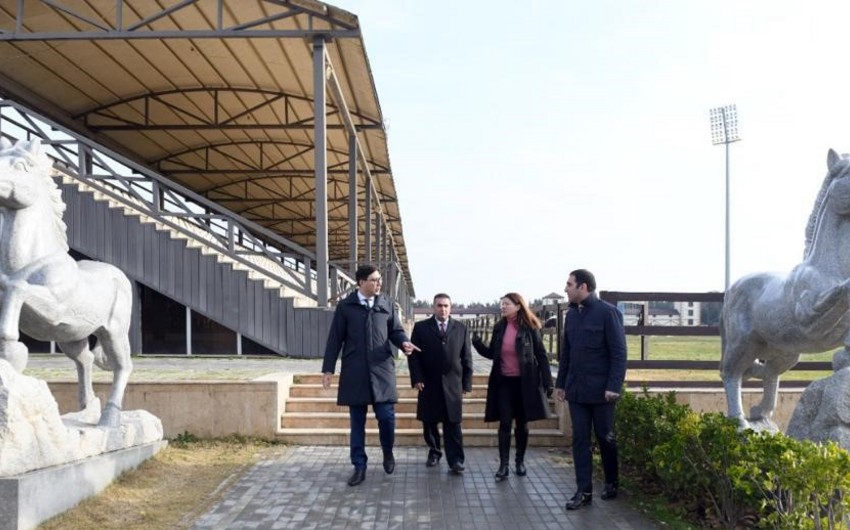 Fərid Qayıbov Binə Atçılıq Mərkəzində