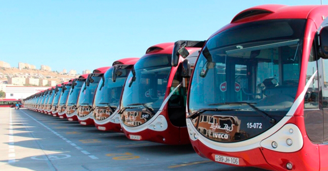 10 ayda ölkəyə 186 avtobus GƏTİRİLİB