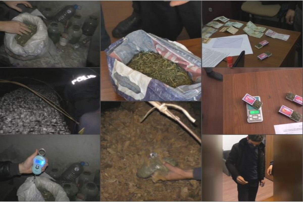 Balakəndə 9 narkotacir saxlanıldı - FOTO