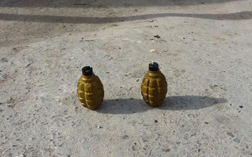 Dəmir yolu stansiyasında əl qumbarası TAPILDI